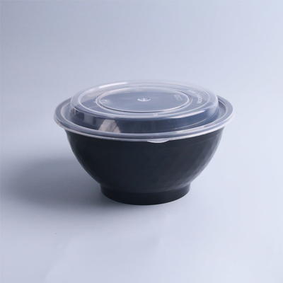 In tùy chỉnh Lấy ra Bát salad nhựa tròn dùng một lần 750Ml 950 Ml
