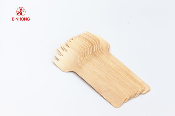 Natural Birch Wood Spoon Nĩa Dao Dao dùng một lần có thể phân hủy sinh học Số lượng lớn