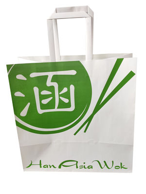 100% có thể tái chế 12 màu Túi giấy Kraft mực đậu nành 15 * 8 * 21cm