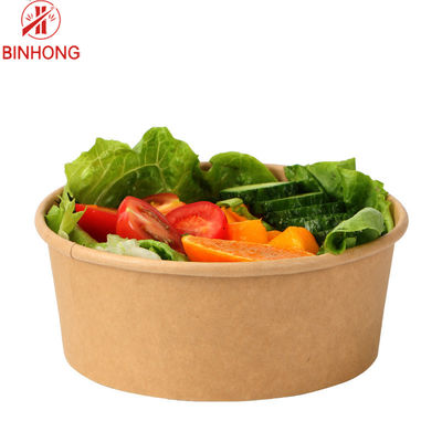 100% thân thiện với môi trường Take Away Hộp đựng giấy dùng một lần 1000ml
