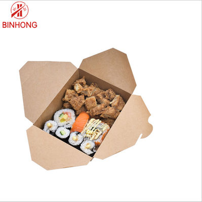 Đóng gói Hộp cơm giấy dùng một lần 0,3kg