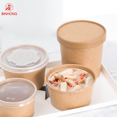 Hộp giấy Kraft đơn Wall Take Away dùng một lần 750ml