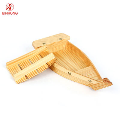Thân thiện với người dùng Khay phục vụ Thuyền Sushi bằng gỗ 100cm
