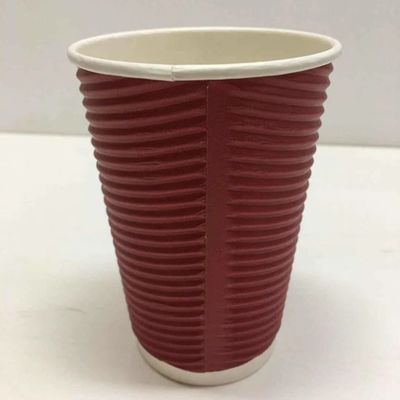 8oz Ripple Ly giấy cà phê dùng một lần có thể phân hủy sinh học