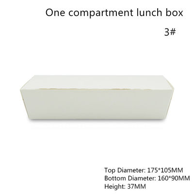 Hộp đựng hộp Bento dùng một lần có thể dùng một lần ngăn Microwavable