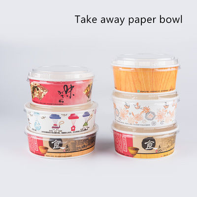 Giấy PE tráng 240gsm chống dầu mỡ Bát thức ăn nhanh