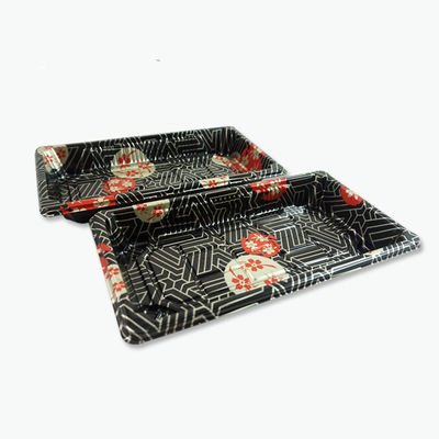 Khay đựng sushi dùng một lần bằng nhựa OEM PS có nắp chống sương mù