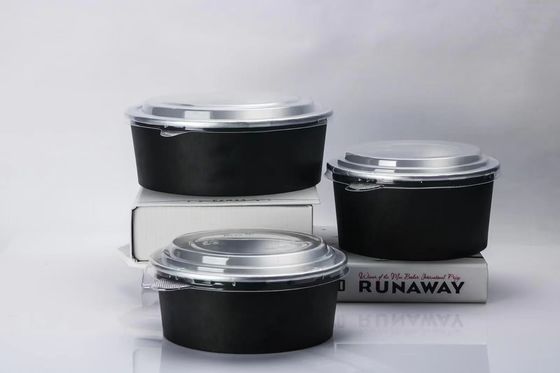 Hộp giấy bạc nhôm tròn Takeaway dùng một lần để cắt trái cây
