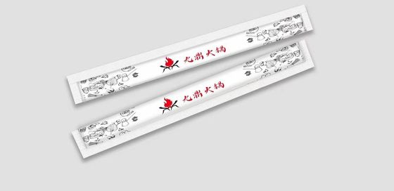 Half Paper Cover Twins Sushi Đũa tre dùng một lần với logo tùy chỉnh