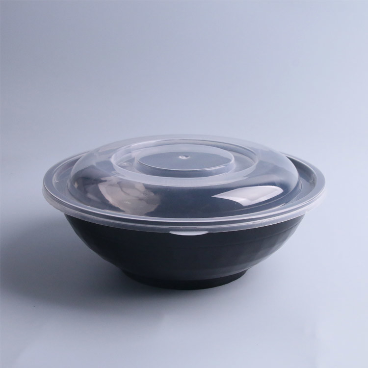 In tùy chỉnh Lấy ra Bát salad nhựa tròn dùng một lần 750Ml 950 Ml
