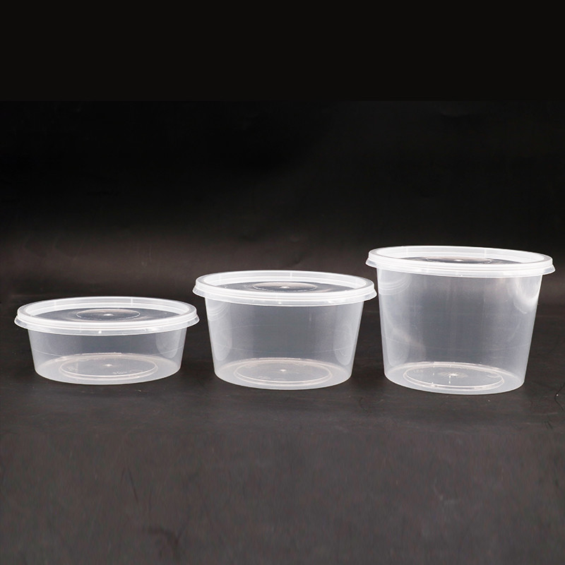 Hộp bảo quản thực phẩm Deli dùng một lần Chống rò rỉ 8oz 12oz 16oz 32oz 64oz có nắp đậy