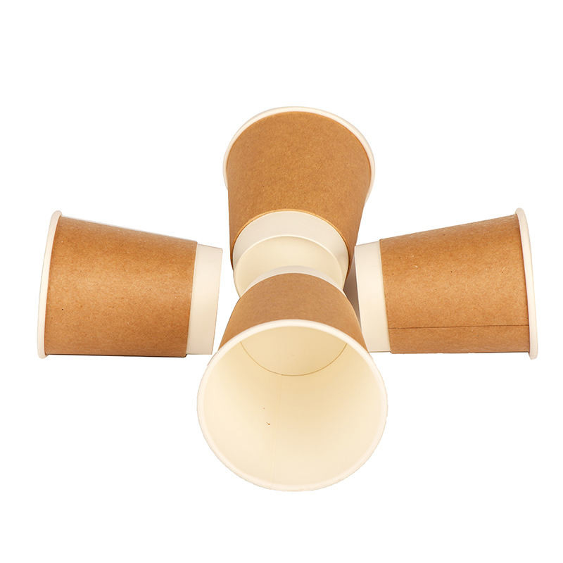 Cốc cà phê giấy dùng một lần được in tùy chỉnh 4oz 8oz 12oz