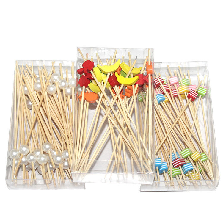 Phụ Kiện Bbq Xiên Tre Dài Que Tre Món Khai Vị Tăm Que