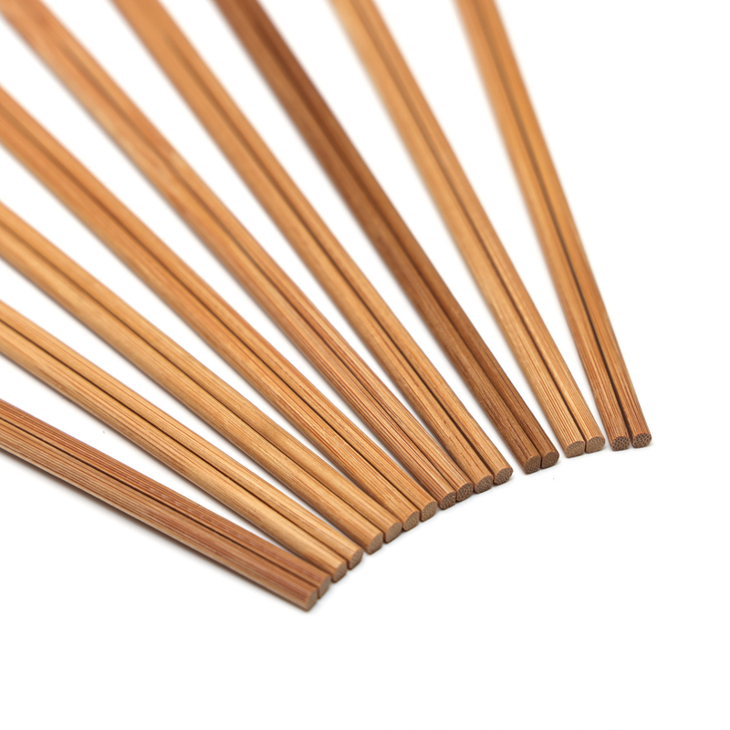 Đũa Tre Màu Nâu Hoặc Màu Than 21cm/24cm 4.8mm-5.0mm