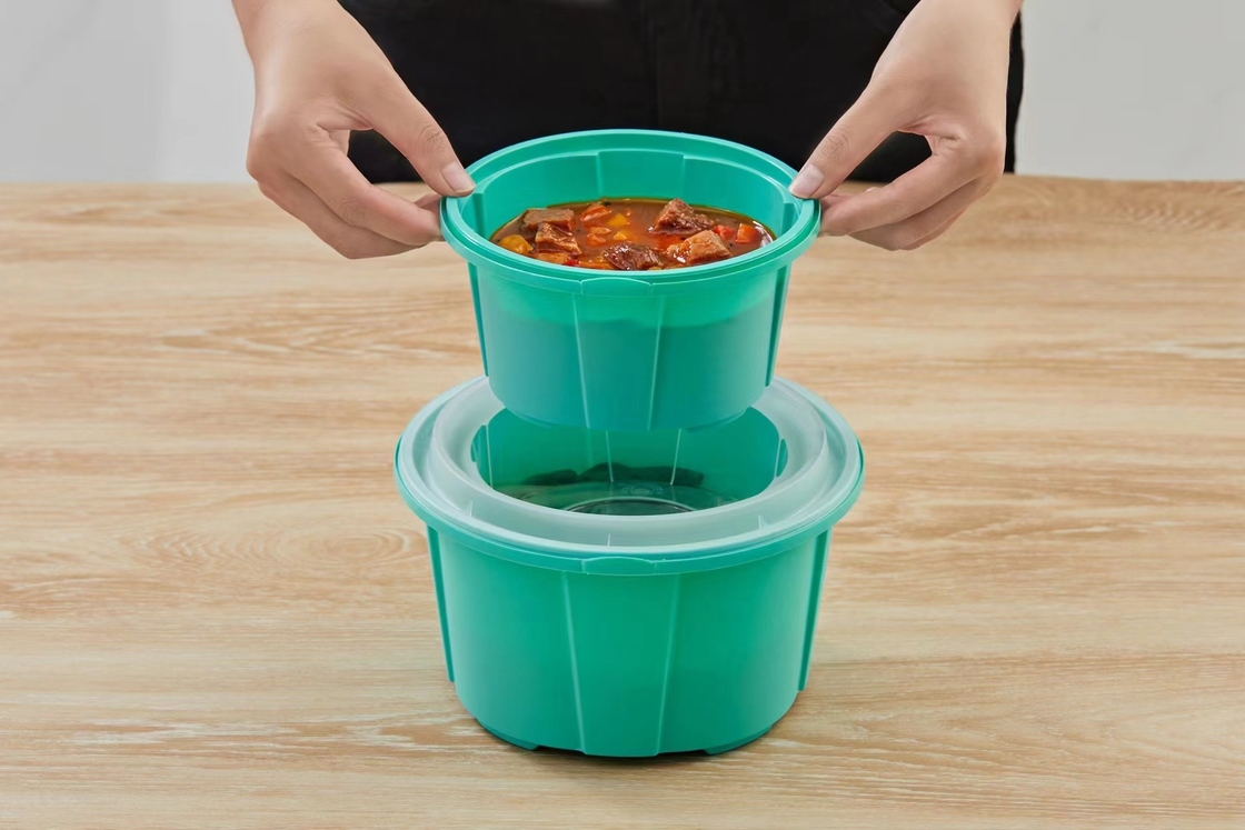 Sản phẩm bán buôn 318-1288ml Pp nhựa tròn dùng một lần mang theo bát súp thực phẩm với nắp