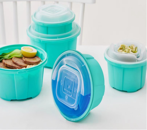 Sản phẩm bán buôn 318-1288ml Pp nhựa tròn dùng một lần mang theo bát súp thực phẩm với nắp