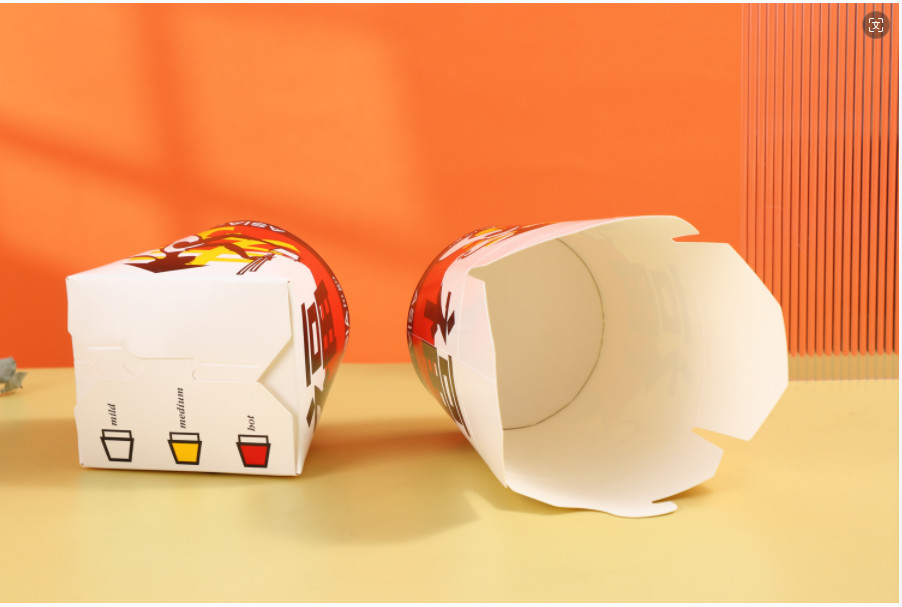 Hộp lấy giấy hộp ăn trưa hộp mì hộp Kraft bao bì thực phẩm