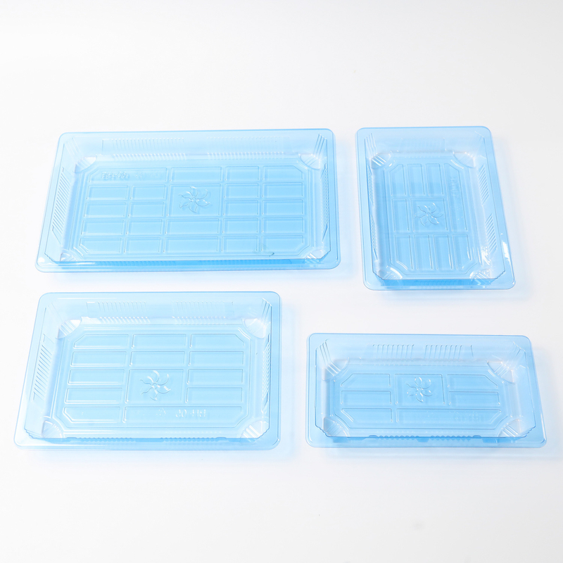 BH00-11 thùng chứa thực phẩm hộp đóng gói đồ ăn uống nhựa cho thực phẩm ngon hộp sushi dùng một lần màu xanh dương