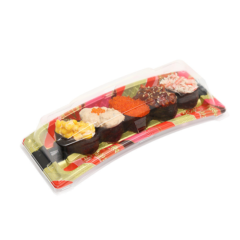 Nhà sản xuất chuyên nghiệp Bao bì thực phẩm nhựa tái chế Thẻ sushi cho thùng chứa thực phẩm