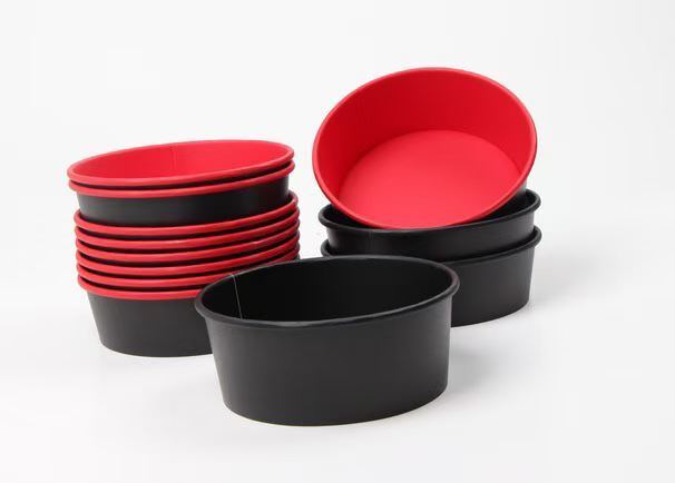 Custom printing Disposable Food Soup Brown Salad Kraft Paper Bowl with Lid