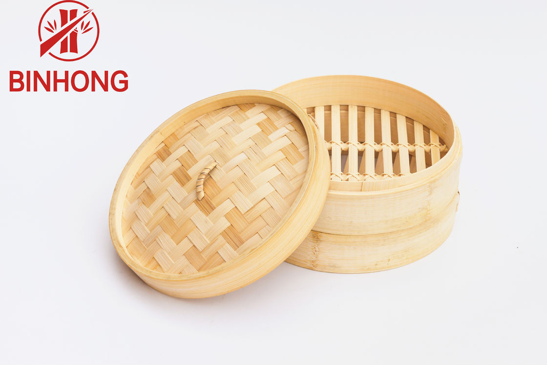 Giỏ hấp thực phẩm Dim Sum mini bằng tre 10cm 30cm với logo tùy chỉnh