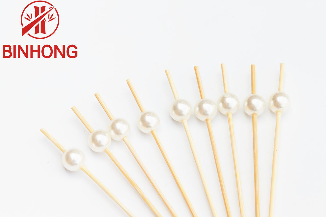 Có thể tùy chỉnh 0,065kg 12CM xiên thực phẩm bằng gỗ cho
