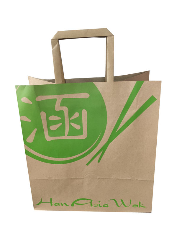 100% có thể tái chế 12 màu Túi giấy Kraft mực đậu nành 15 * 8 * 21cm