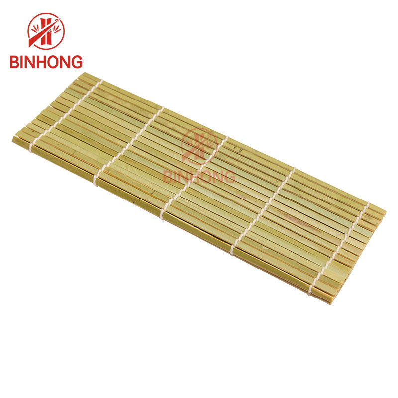 Làm thủ công Mao tre 24 * 24cm Sushi cuộn Mat