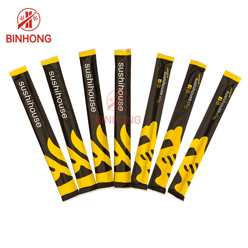 Đũa có biểu tượng tùy chỉnh bằng tre 23cm được quấn riêng