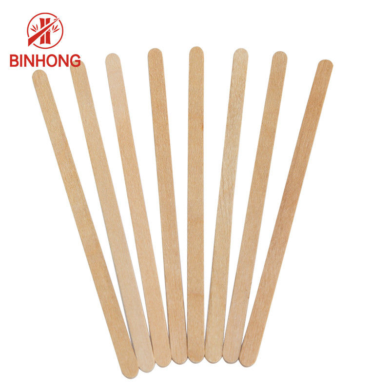 Thanh trộn bằng gỗ màu Birch Nature Color 114mm