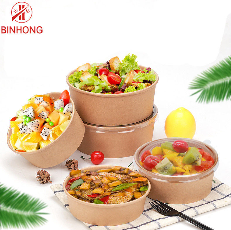 Bao bì thân thiện với môi trường Tô giấy Kraft 1300ml