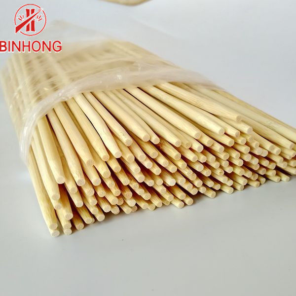 Màu thiên nhiên tròn Đũa tre dùng một lần 18cm
