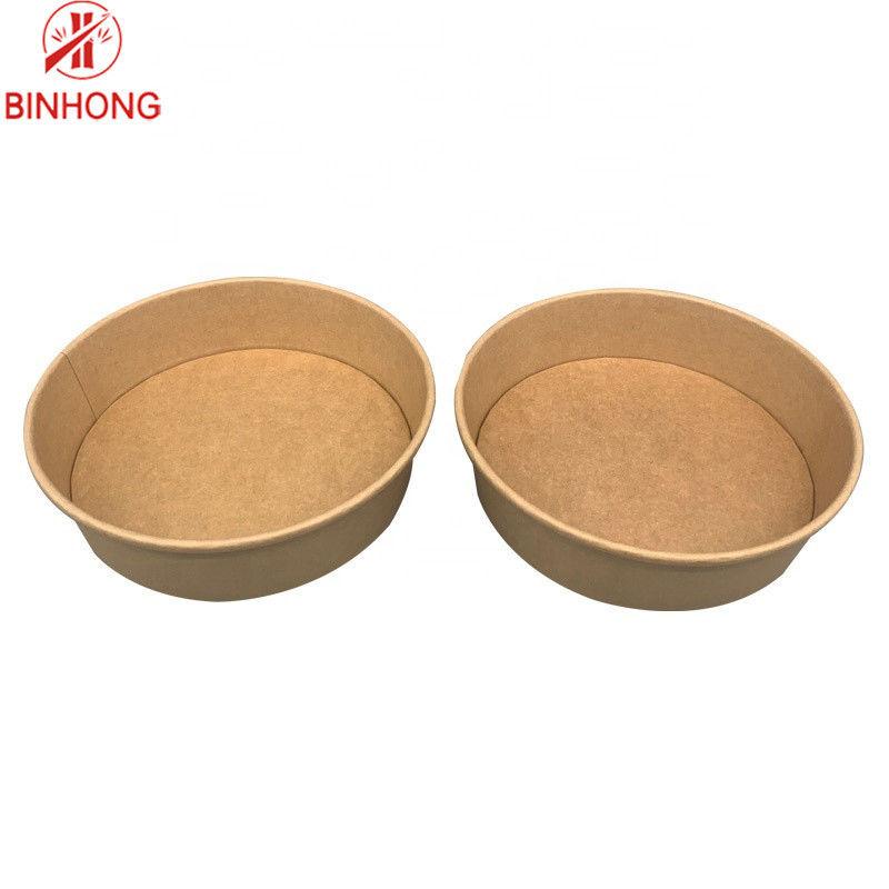 100% thân thiện với môi trường Take Away Hộp đựng giấy dùng một lần 1000ml