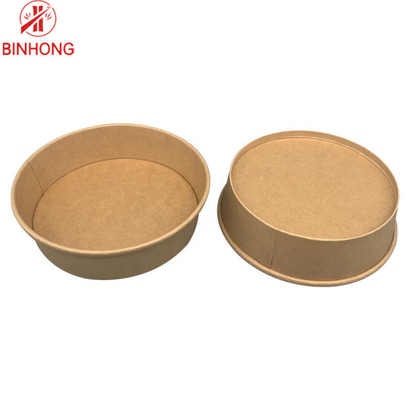 100% thân thiện với môi trường Take Away Hộp đựng giấy dùng một lần 1000ml
