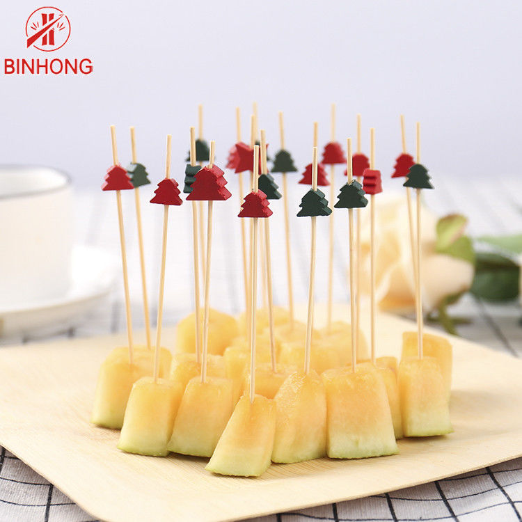 Bông hoa đầy màu sắc dùng một lần tăm xỉa răng 12CM