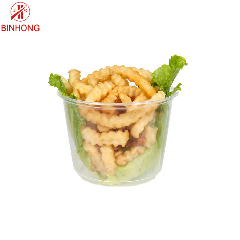 Cốc nhựa dùng một lần 0,5OZ tròn nhỏ để chấm nước sốt