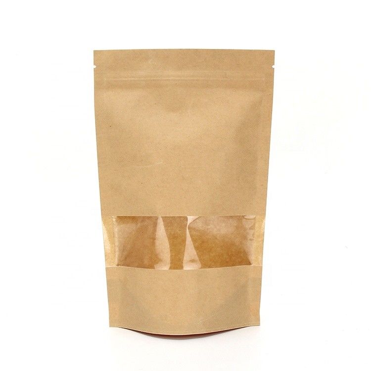 Túi giấy Kraft có khóa Zip Lock ISO9001