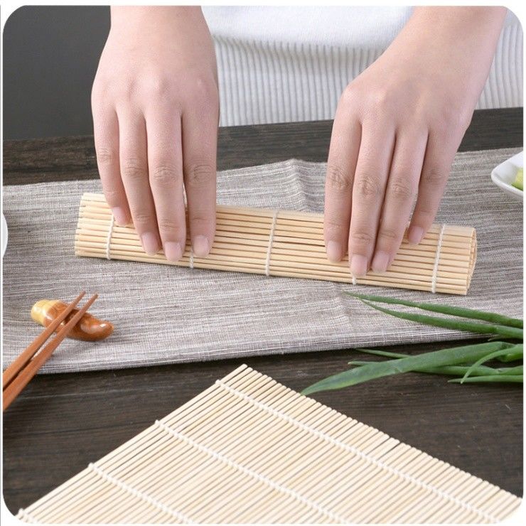 Thảm cuộn Sushi tự nhiên xanh tự nhiên có thể phân hủy sinh học
