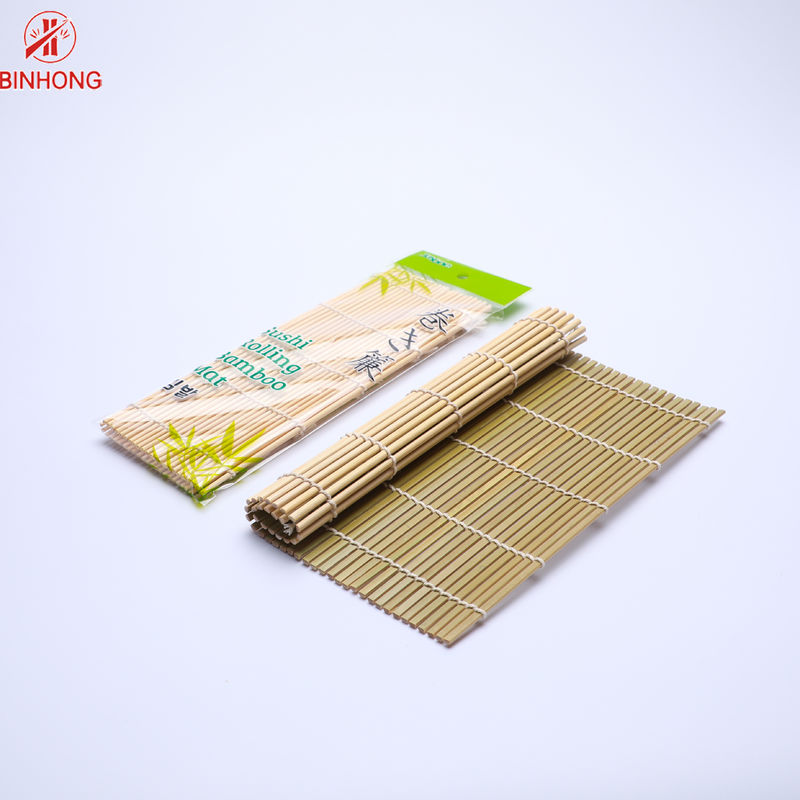 Tùy chỉnh kích thước vuông làm sushi tự nhiên bằng tre tự nhiên
