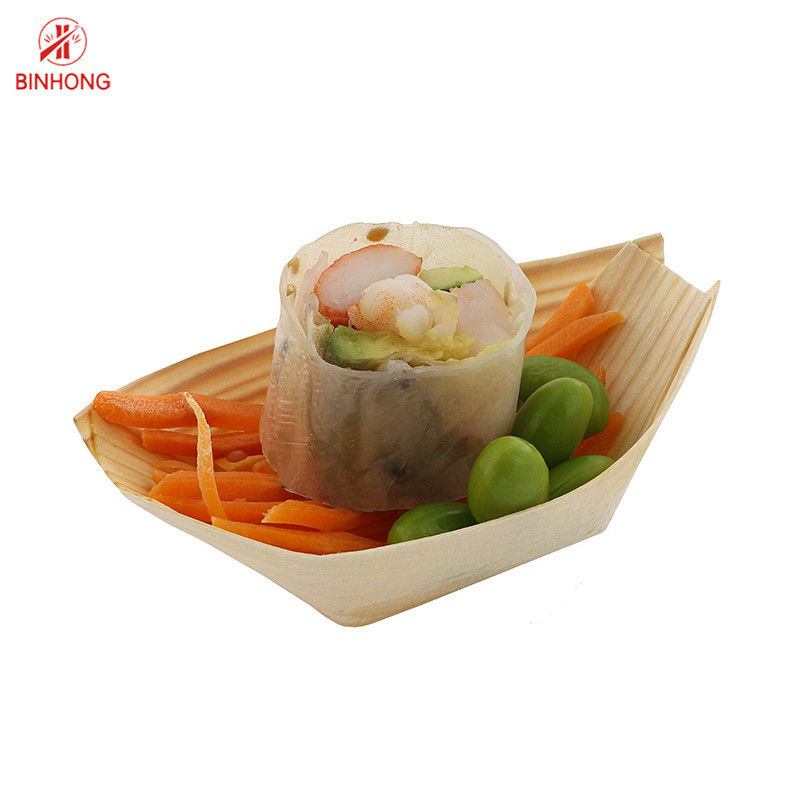 Thuyền gỗ Sushi 3,5 inch dùng một lần