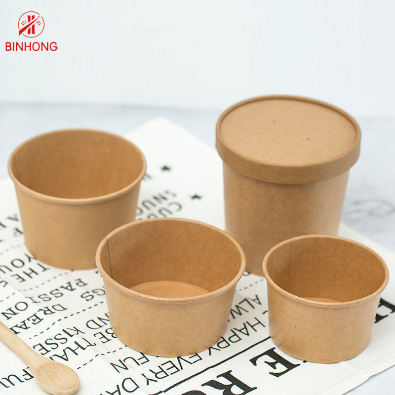 Hộp giấy Kraft đơn Wall Take Away dùng một lần 750ml