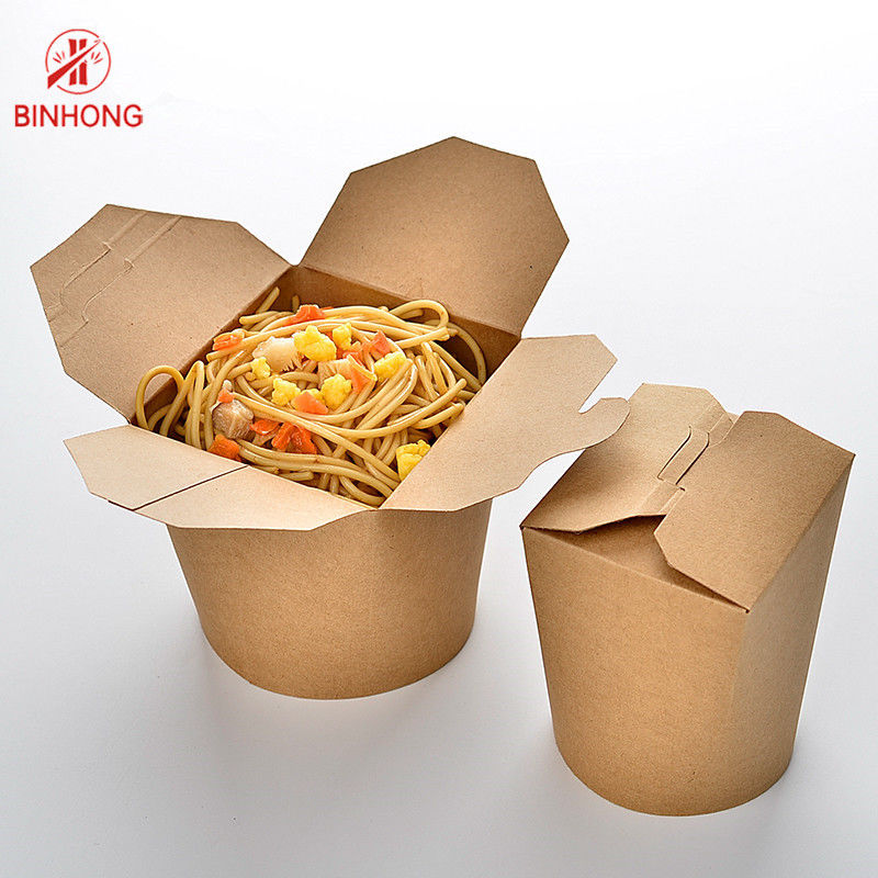 Bao bì thực phẩm tùy chỉnh Hộp đựng giấy dùng một lần bóng