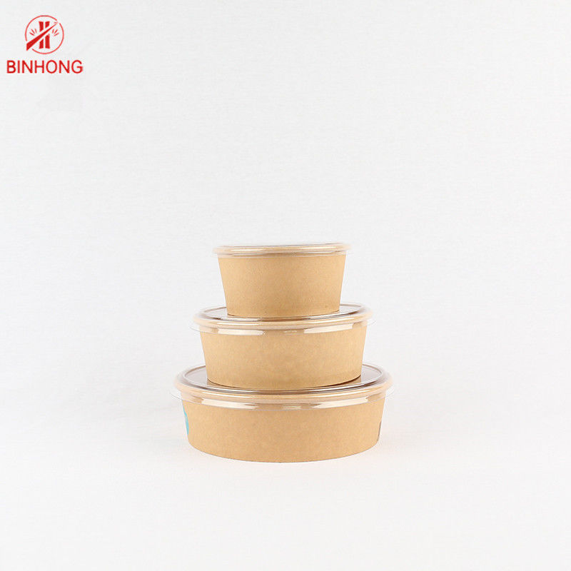 Hộp giấy thực phẩm mang đi một bức tường có thể phân hủy sinh học 1200ml