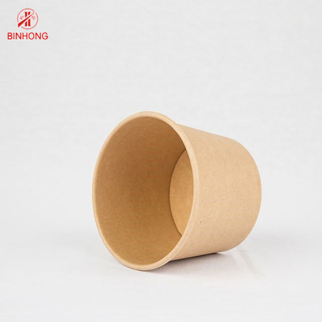 Thân thiện với môi trường Hộp đựng giấy dùng một lần 16oz có nắp