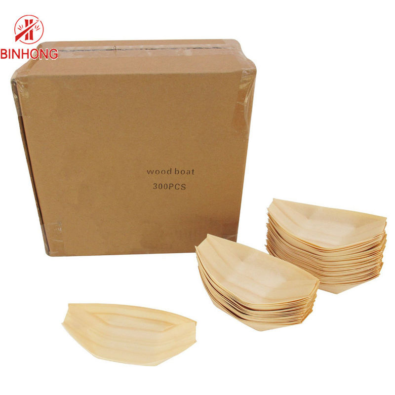 Khay thuyền sushi 15cm bề mặt nhẵn cho nhà bếp
