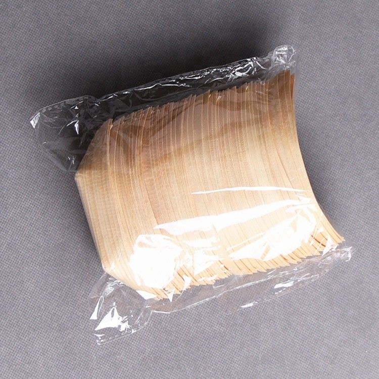 Màu thiên nhiên dùng một lần Khay bếp bằng gỗ 24,5 * 11,5cm