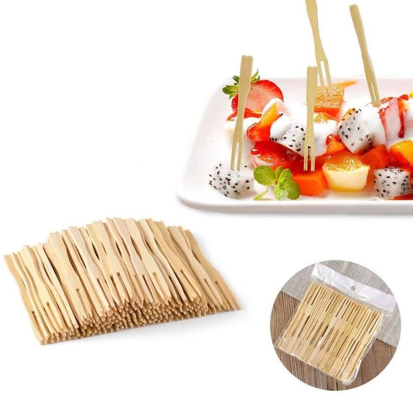 Thanh xiên trái cây 3,5 inch được tẩy trắng