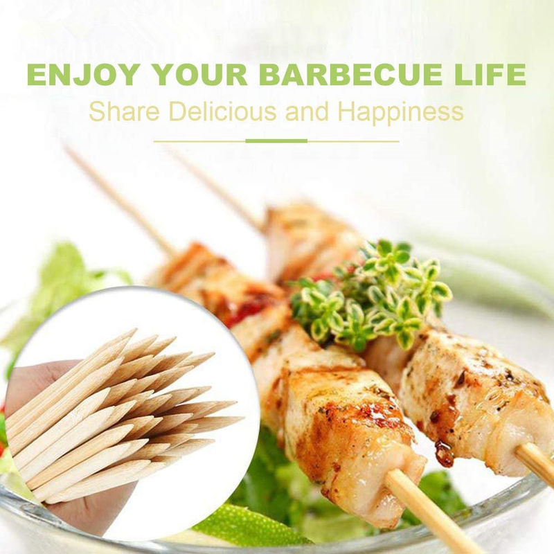 Xiên nướng BBQ phẳng 4mm tự nhiên
