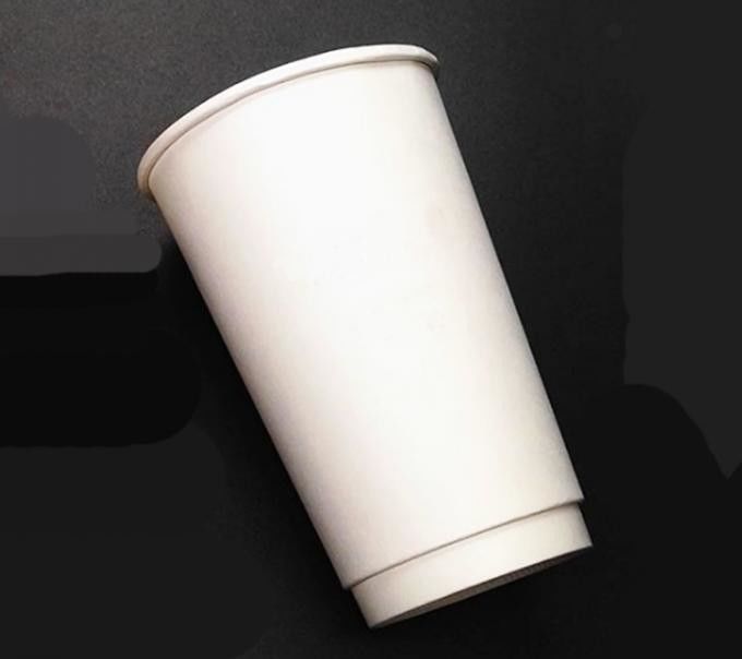 ISO9001 Giấy Kraft hai lớp Cốc uống cà phê 16oz cho quán cà phê