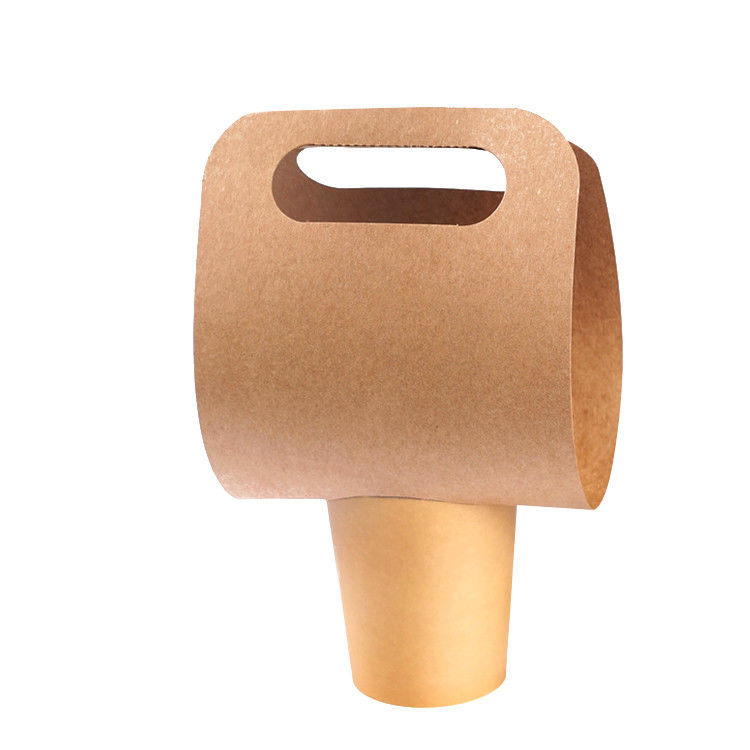 350g Kraft Single Double Cup Giá đỡ Tách cà phê Takeaway